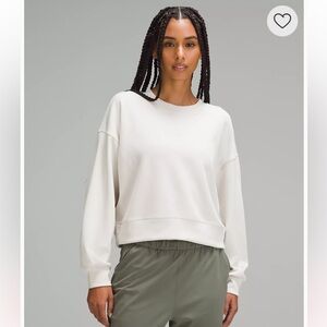 Lululemon: Softstreme Perfectly Oversized Cropped Crew Sweatshirt, Size: 2